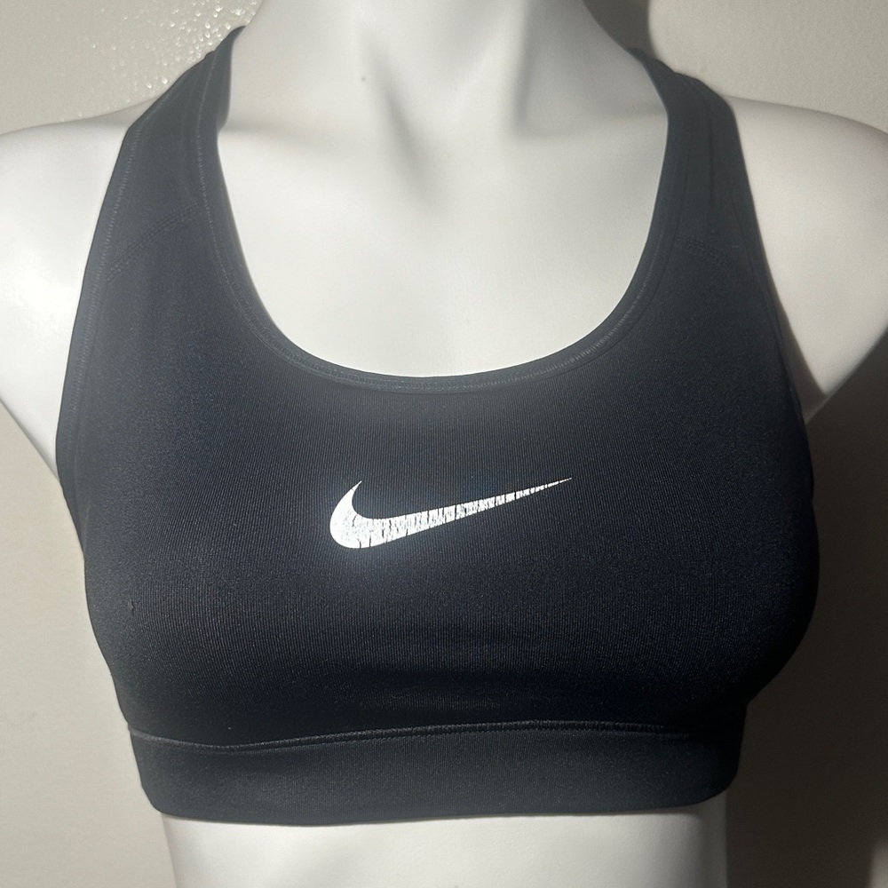 Nike Women's Black and White Sports Bra